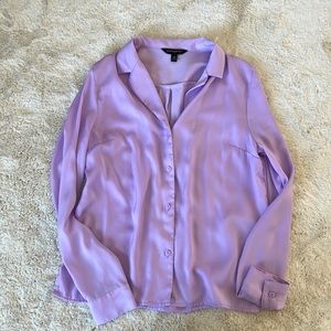 Banana Republic lilac blouse size xs